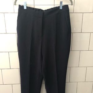 Cropped navy blue J Crew trousers